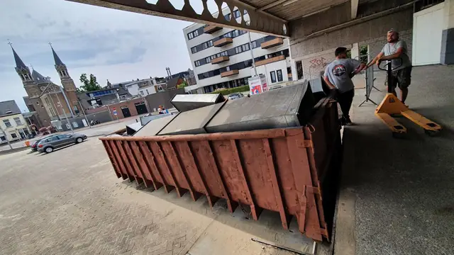 Container voor gescheiden afvoer